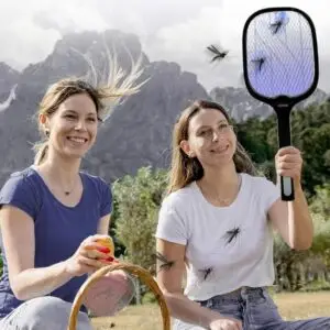 Mosquito Racket with UV Light, 2 in 1 Fly Swatter