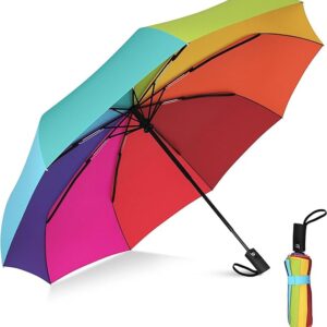 Veeharsh™|Rainbow umbrella |Automatic